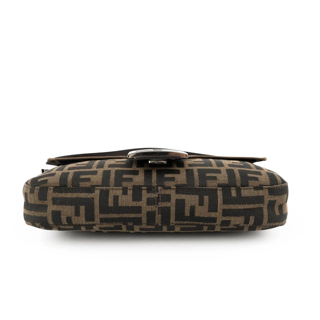 Fendi Baguette Zucca Canvas Brown Rank A