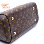 Louis Vuitton Montaigne MM Monogram Canvas Natural Cowhide Rank A