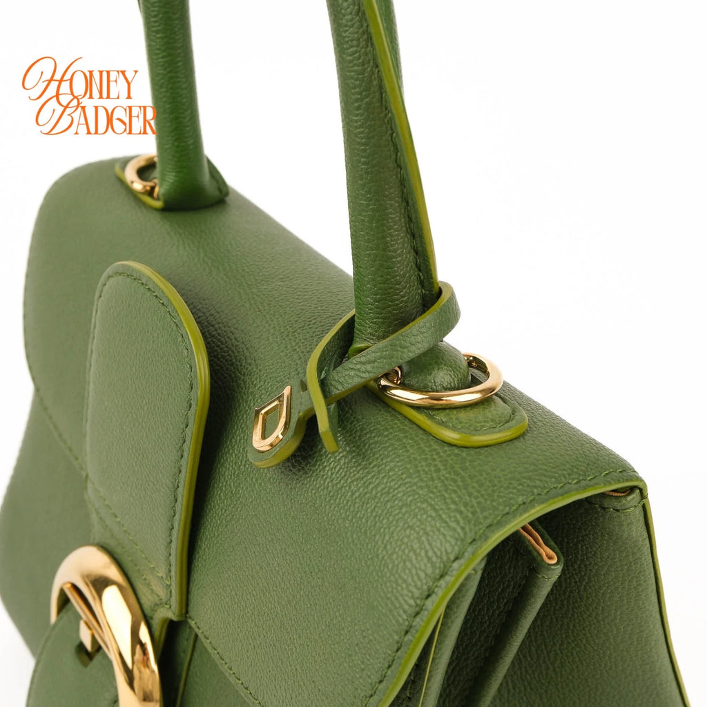 Delvaux Brillant Mini Rodéo Calf Vegetal Gold Hardware Rank A