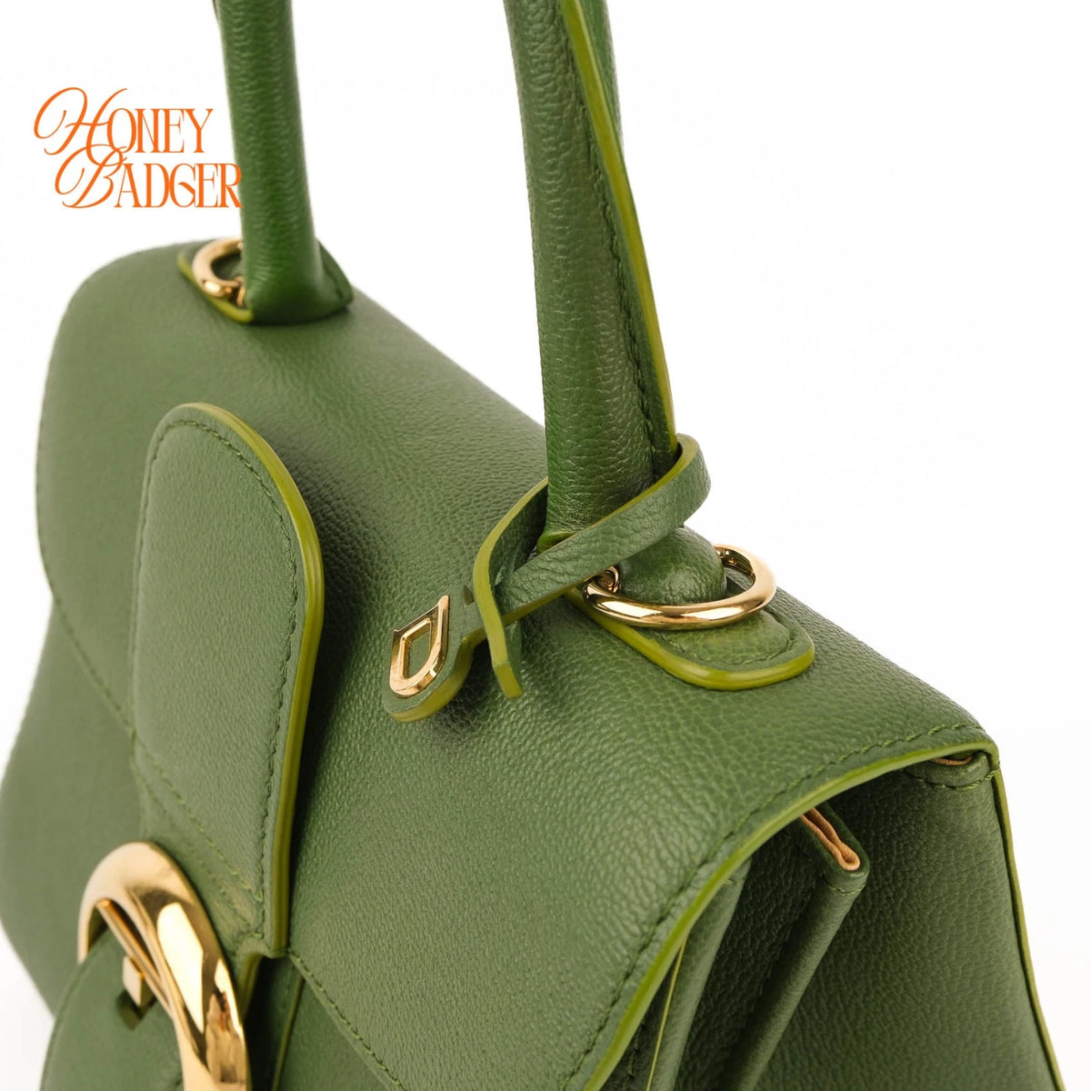 Delvaux Brillant Mini Rodéo Calf Vegetal Gold Hardware Rank A