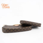 Louis Vuitton Multi Pochette Accessoires in Monogram with pink strap, Grade A condition.