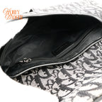 Dior Saddle Bag Medium Oblique Jacquard Black Rank A