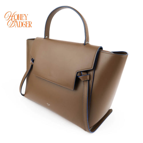 Celine Belt Bag Mini Smooth Leather Brown Rank A