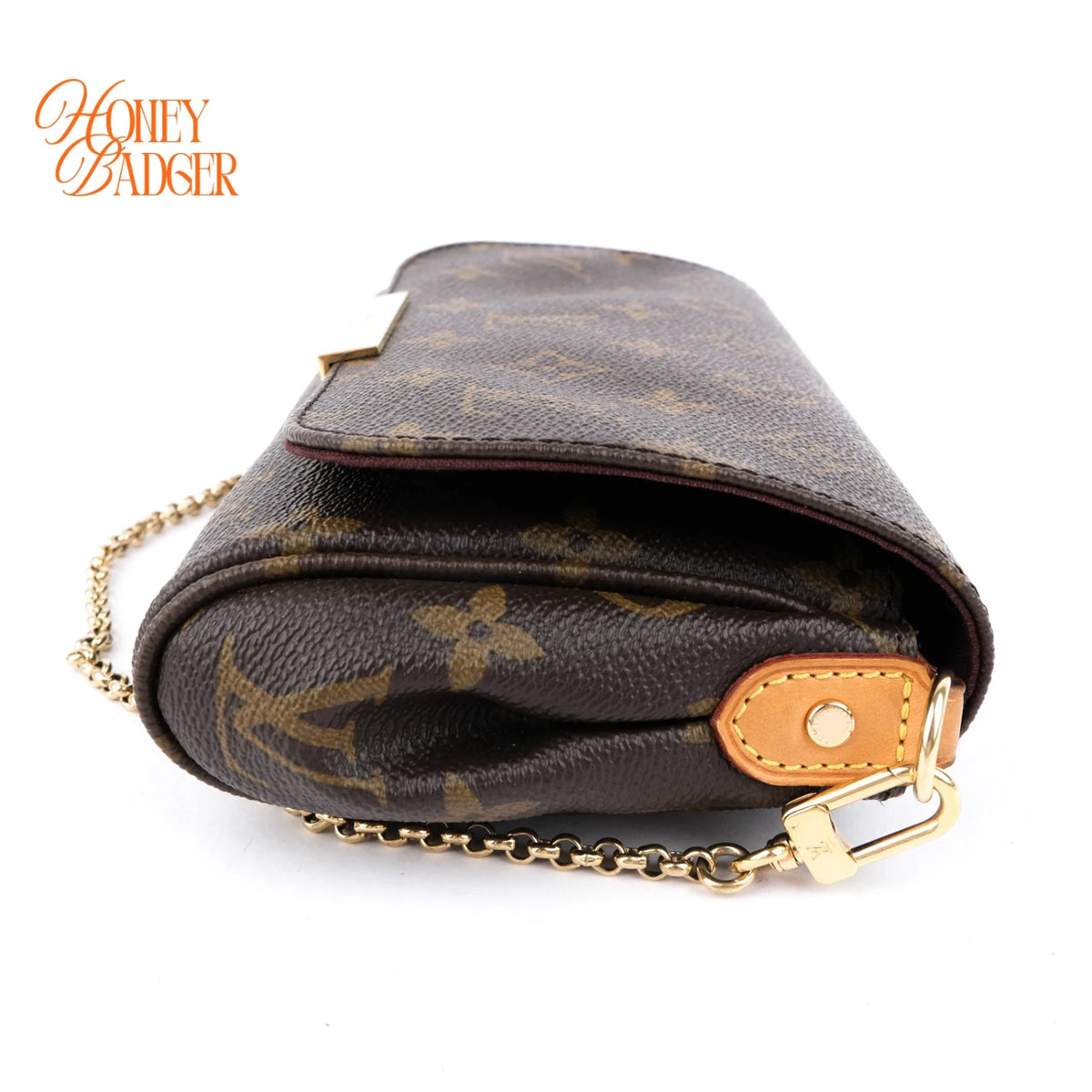 Louis Vuitton Favorite PM Monogram Canvas Shoulder Clutch Bag Rank A