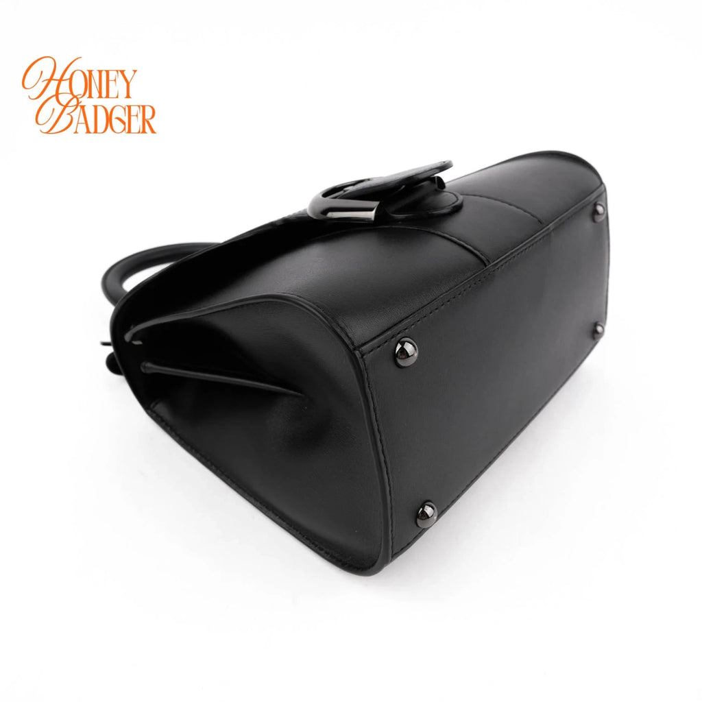 Delvaux Brillant Mini Smooth Leather Black Rank A