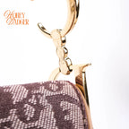 Dior Vintage Saddle Bag Trotter Canvas Brown Gold Hardware — Rank Not Provided