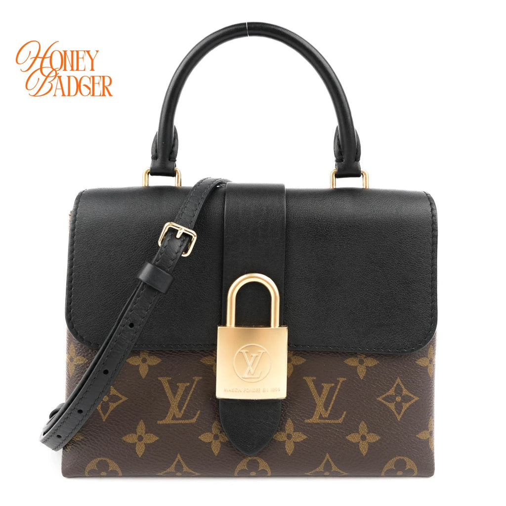 Louis Vuitton Locky BB Monogram Noir Gold Hardware Rank A