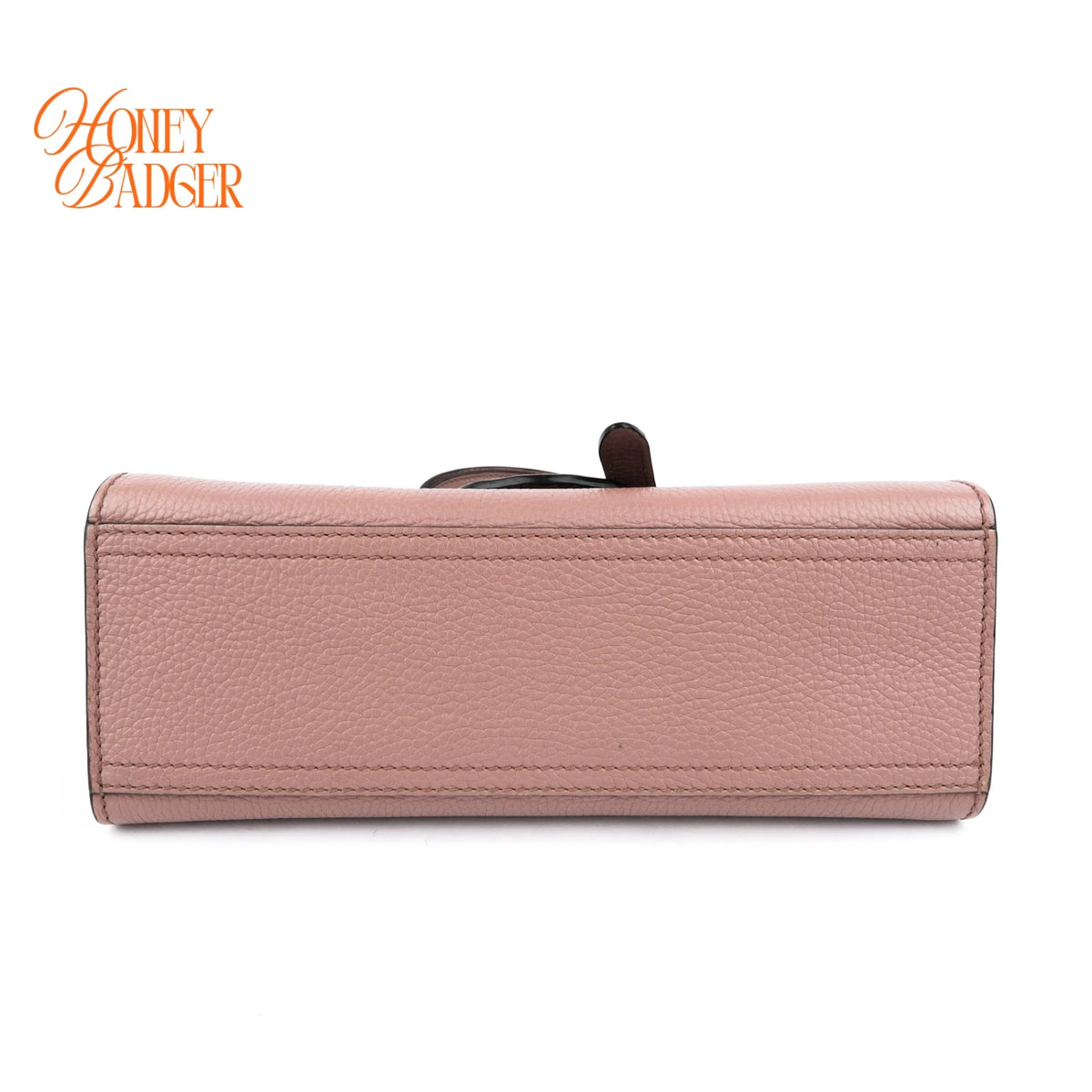 Gucci GG Marmont Small Top Handle Grained Leather Dusty Pink Antique Gold Hardware Rank AB