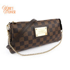 Louis Vuitton Eva Pochette Damier Ebene Brown