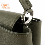 Louis Vuitton Capucines BB Taurillon Leather Green Rank A