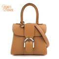 Delvaux Brillant Mini Rodéo Calf Tan Brown Palladium Hardware Rank AB