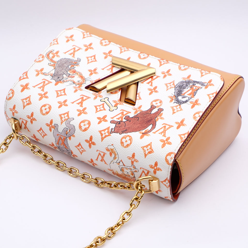 Louis Vuitton Catogram Twist MM Bag M44460