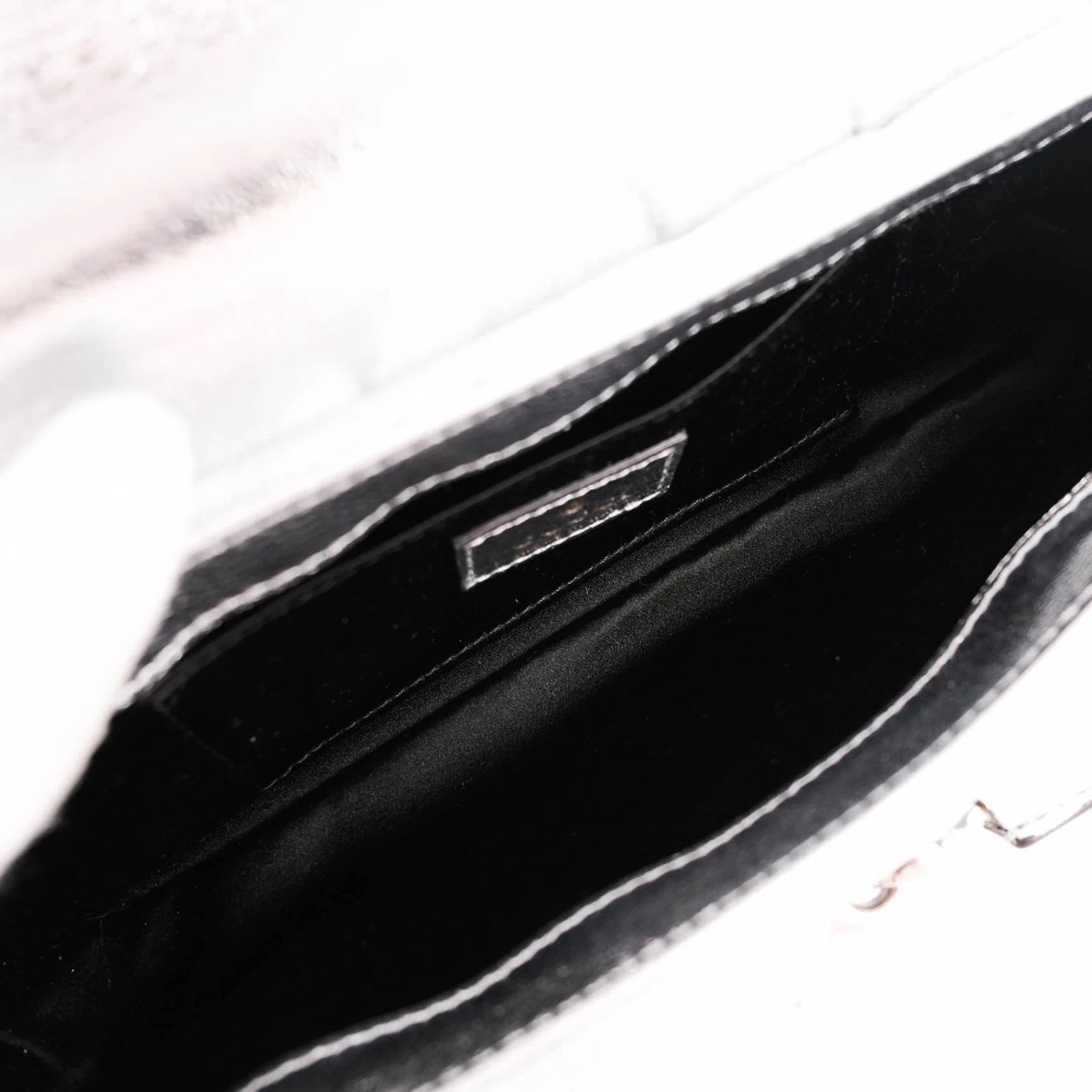 Gucci Horsebit 1955 Small Leather Silver Rank S