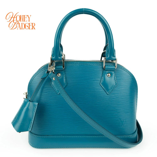 Louis Vuitton Alma BB Epi Leather Blue Rank A