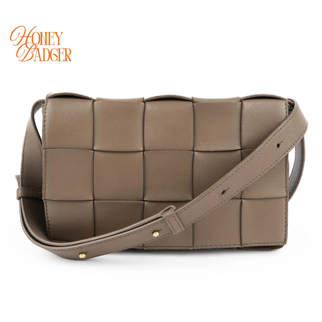Bottega Veneta Padded Cassette in Brown Lambskin — Vintage Tokyo