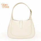 Gucci Jackie 1961 Medium Leather White Gold Hardware Rank S