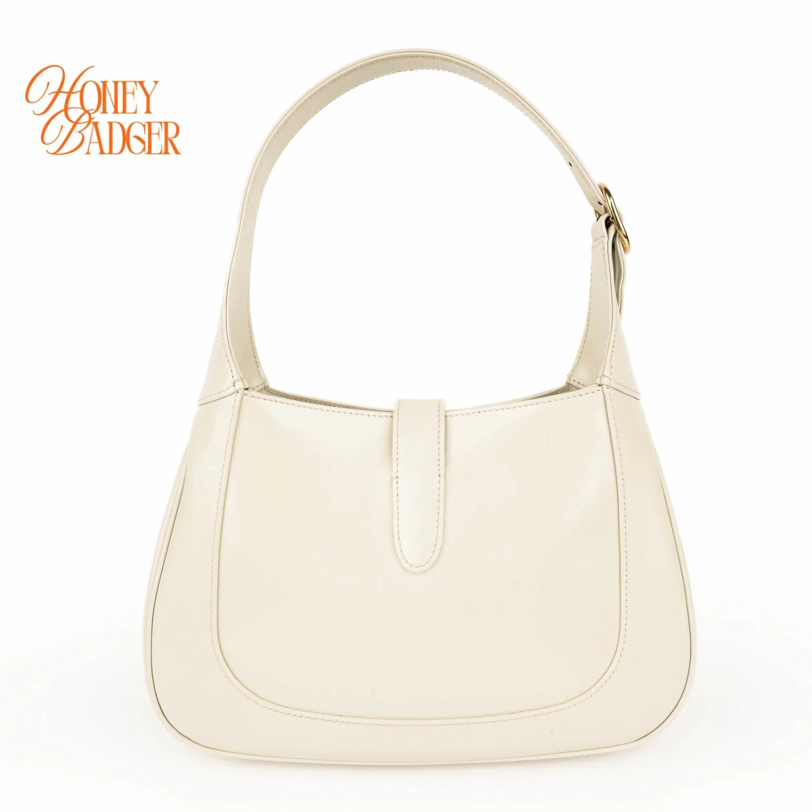 Gucci Jackie 1961 Medium Leather White Gold Hardware Rank S