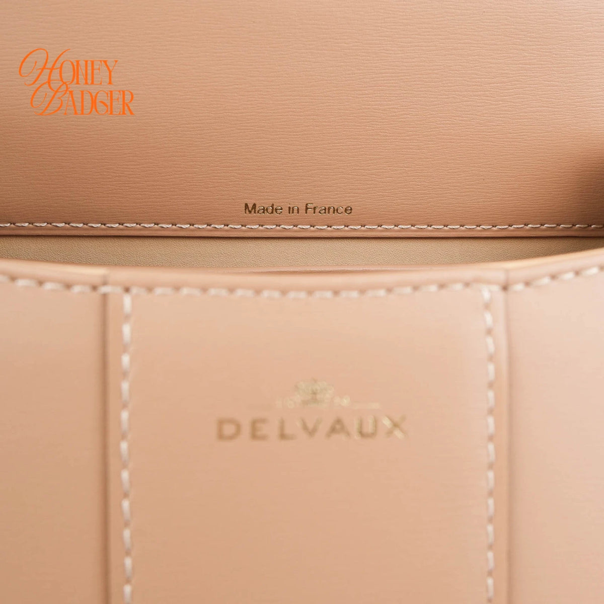 Delvaux Brillant Mini Box Calf Vison Gold Hardware Rank A