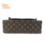 Louis Vuitton Marignan Monogram Canvas Noir Leather Gold Hardware Rank A
