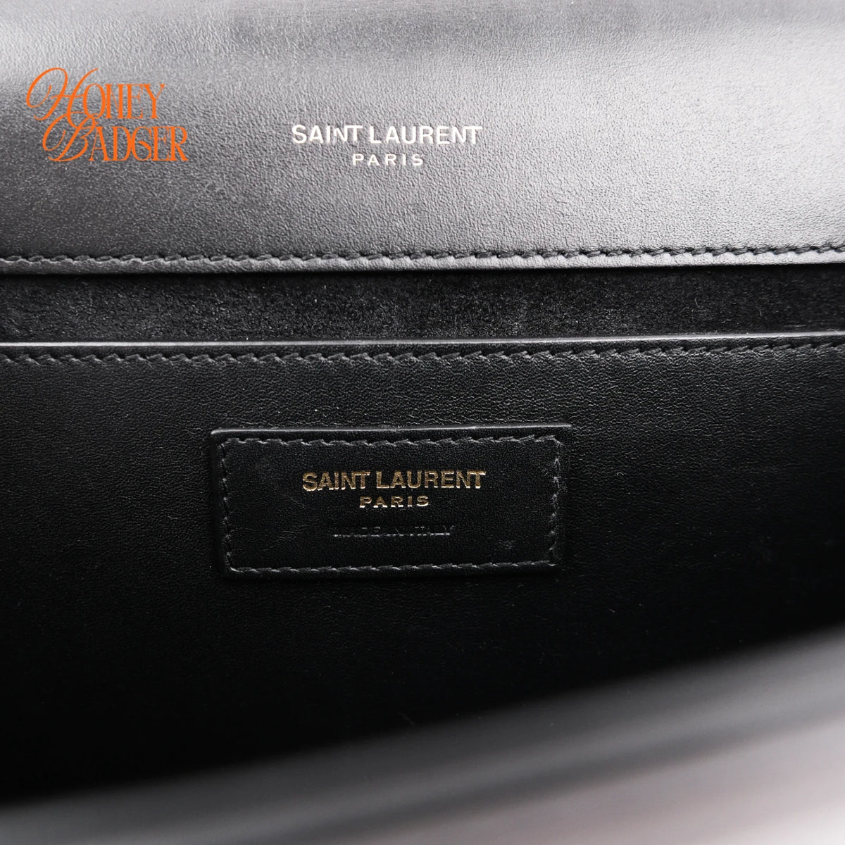 Saint Laurent Kate Tassel Medium Smooth Calfskin Black Gold Hardware Rank AB