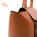 Celine Belt Bag Mini Tan Brown Calfskin Leather 2-Way Bag Rank AB
