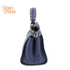 Fendi Peekaboo Mini Selleria Grained Leather Blue Rank A