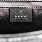Gucci GG Marmont Medium Sequin Chain Shoulder Bag Black Rank S