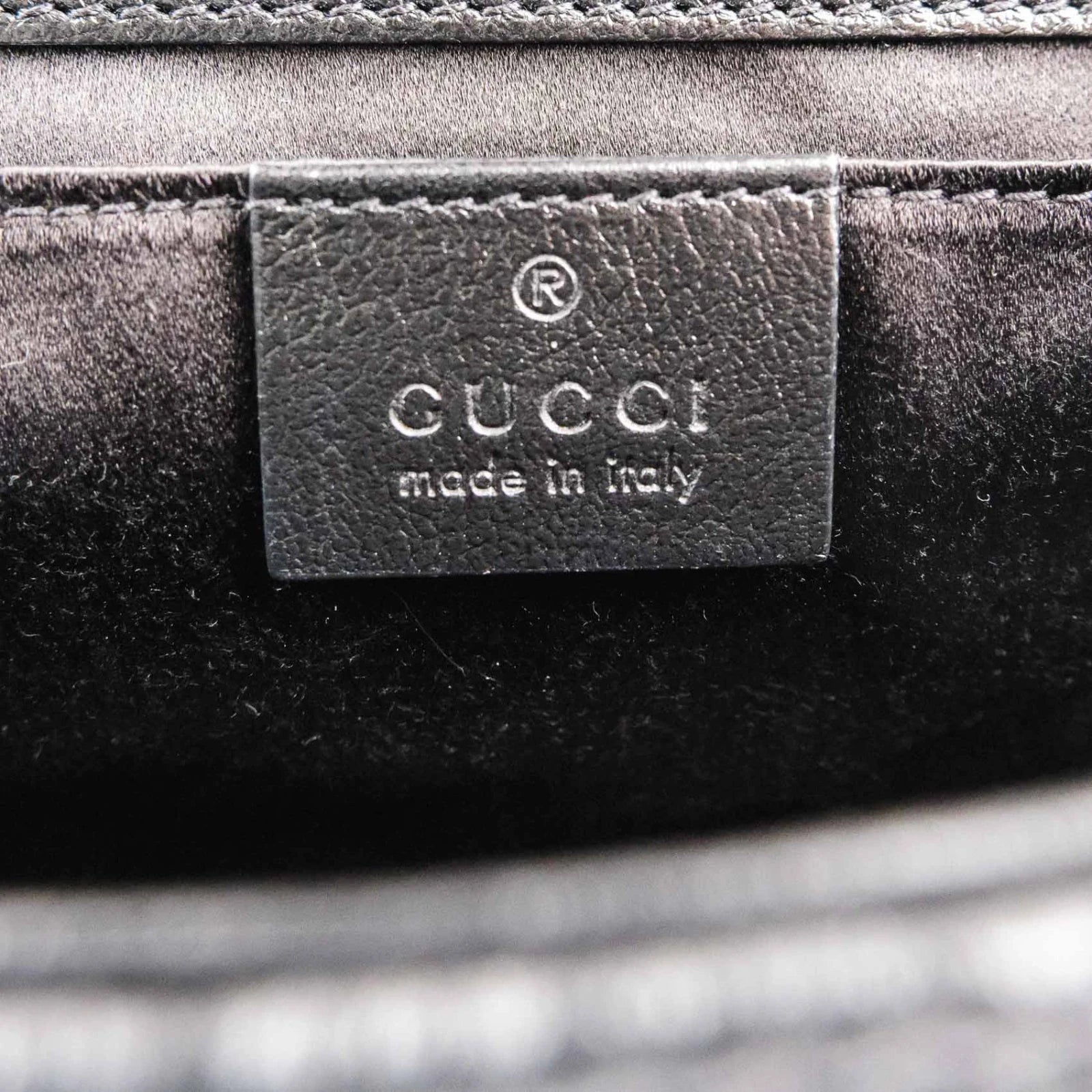 Gucci GG Marmont Medium Sequin Chain Shoulder Bag Black Rank S