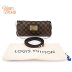 Louis Vuitton Eva Pochette Damier Ebene Brown