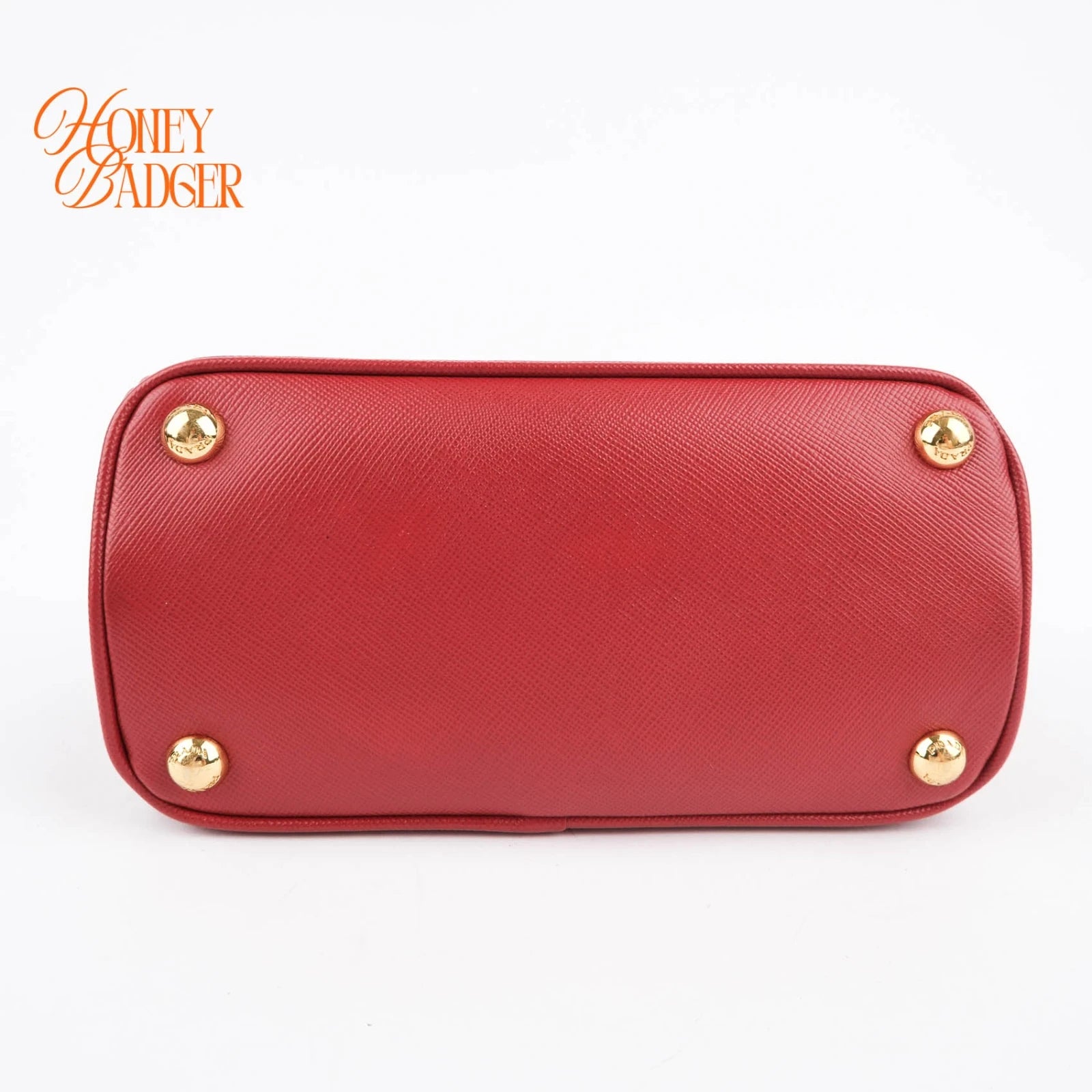 Prada Galleria Mini Red Saffiano Leather Grade A