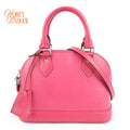 Louis Vuitton Alma BB Fuchsia Epi Leather 2-Way Bag Rank A