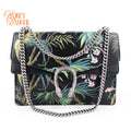 Gucci Dionysus Medium Tropical Print Leather Chain Shoulder Bag Rank A