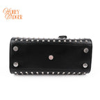 Saint Laurent Sac de Jour Nano Studded Black Leather 2Way Bag M1763 Rank A