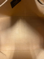 Louis Vuitton On My Side MM Calfskin Black Monogram Tufting Gold Hardware Rank AB