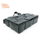 Bottega Veneta Cassette Intrecciato Lambskin Green Rank A