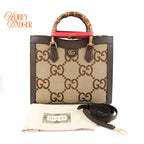 Gucci Diana Large GG Supreme Canvas Brown Rank A