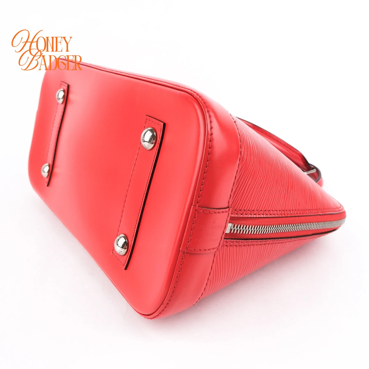 Louis Vuitton Alma PM Epi Leather Coquelicot Red Silver Hardware Rank AB