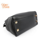 Fendi Peekaboo Mini Studded Black Leather Rank A
