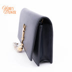 Saint Laurent Kate Small Smooth Leather Navy Rank A