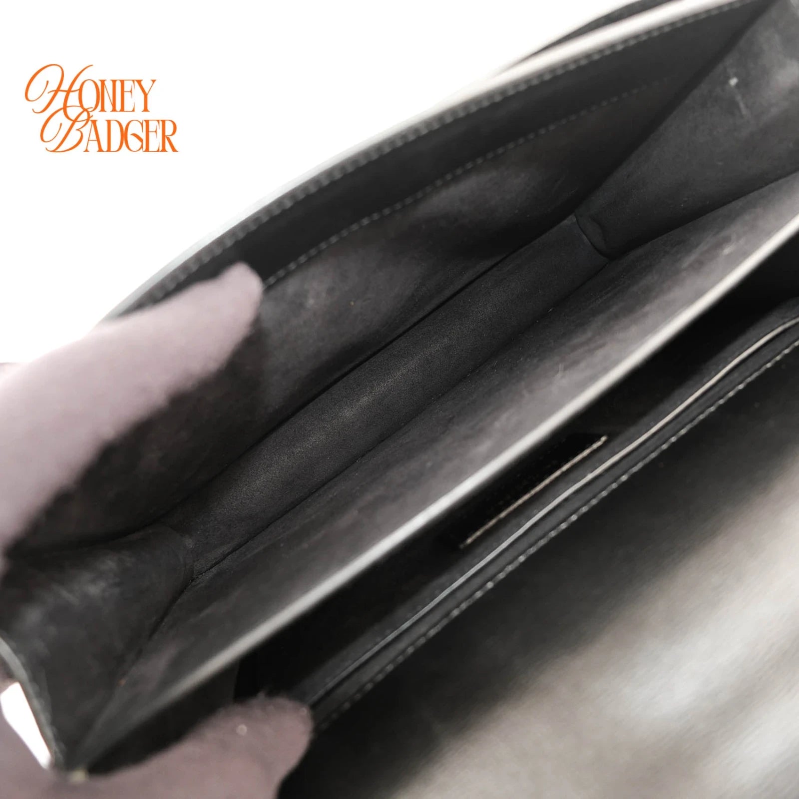 Saint Laurent Sunset Medium Leather Black Rank A