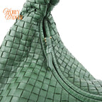 Bottega Veneta Veneta Hobo Intrecciato Leather Green Rank A
