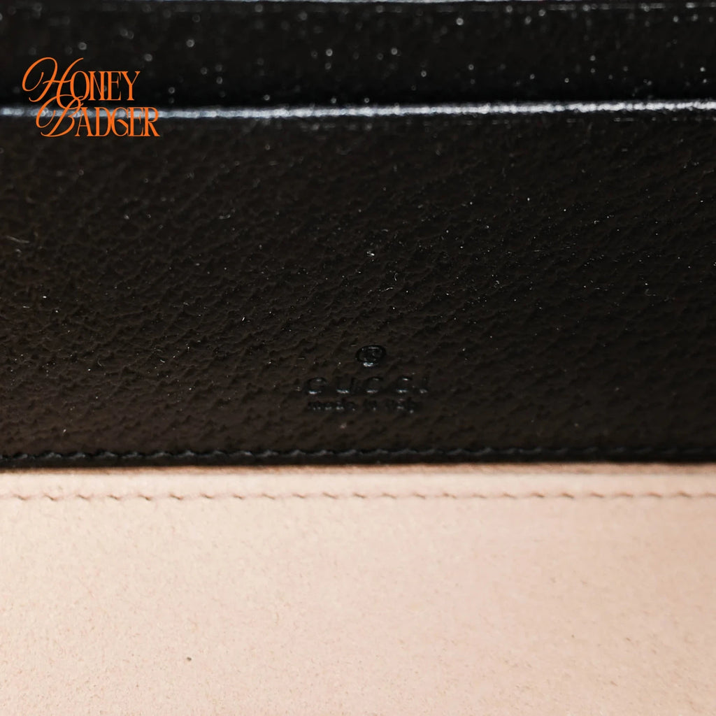 Gucci Horsebit 1955 Leather Shoulder Bag Black Rank S