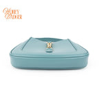 Gucci Jackie 1961 Mini Shoulder Bag Light Blue Leather Gold Hardware 2WAY Bag