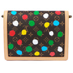 UNUSED ITEM | Louis Vuitton x Yayoi Kusama Monogram Sac Dauphine MM M46431 - Brown Multicolor (RFID Chip & Box)
