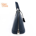 Louis Vuitton Alma PM Epi Leather Navy Silver Hardware Rank A