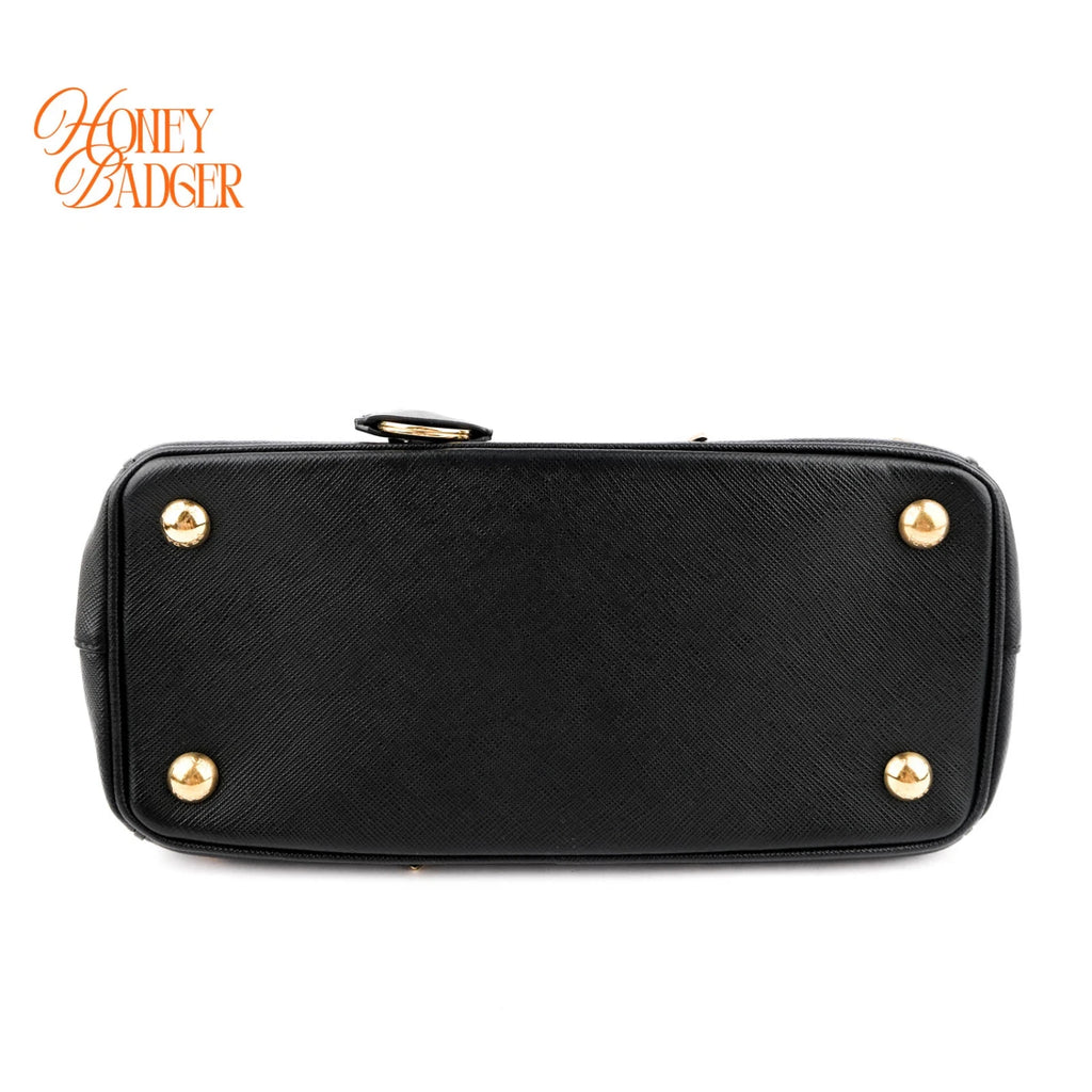 Prada Galleria Small Saffiano Leather Black Rank A