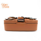 Fendi Multi-Pocket Baguette Smooth Leather Camel Rank A
