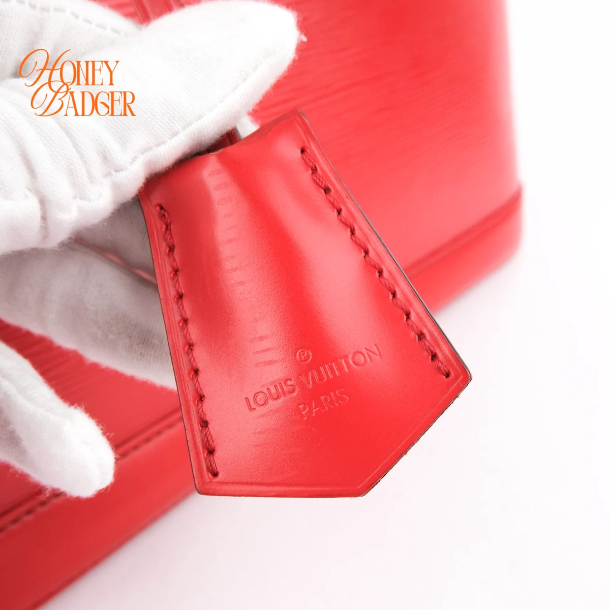 Louis Vuitton Alma PM Epi Leather Coquelicot Red Silver Hardware Rank AB