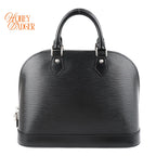 Louis Vuitton Alma PM Epi Leather Black Silver Hardware Rank A
