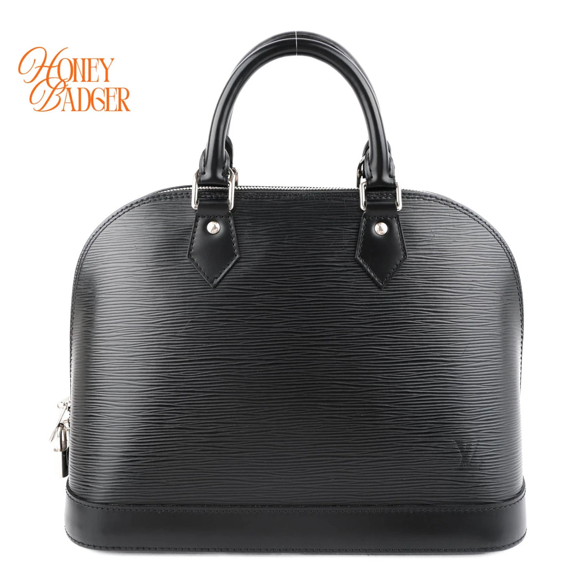 Louis Vuitton Alma PM Epi Leather Black Silver Hardware Rank A